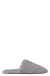 Stems Round-toe Sherpa Slippers In Taupe