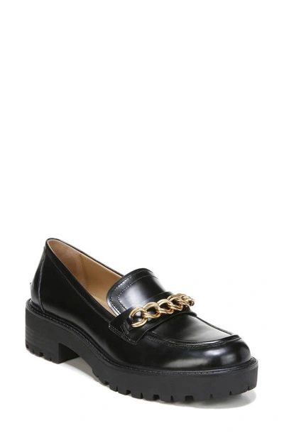 Sam Edelman Taelor Platform Loafer In Black/ Black