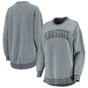 Pressbox Navy Penn State Nittany Lions Ponchoville Pullover Sweatshirt In Navy