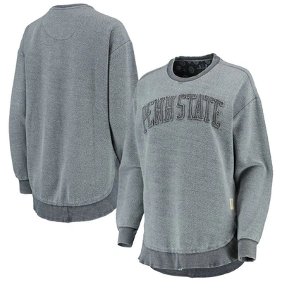 Pressbox Navy Penn State Nittany Lions Ponchoville Pullover Sweatshirt
