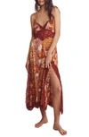 Free People Right Now Nightgown In Amber Combo