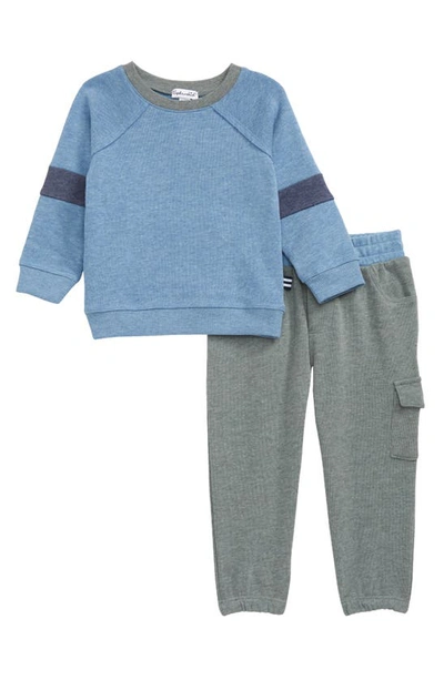 Splendid Babies' Thunder Long Sleeve Top & Trousers In Lily Pad
