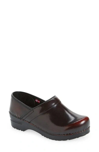 Sanita Professional Cabrio Clog In Bordeaux 047