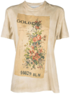 Golden Goose Journey W S T Shirt Regular S S Old Paper In Neutrals