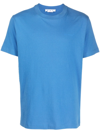 Off-white Diag-stripe Cotton T-shirt In Blue