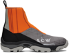 A-COLD-WALL* ORANGE & GRAY NC.1 DIRT BOOTS