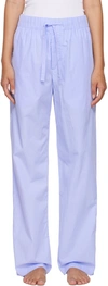 TEKLA PURPLE DRAWSTRING PYJAMA PANTS