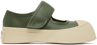 Marni Green Pablo Mary-jane Sneakers