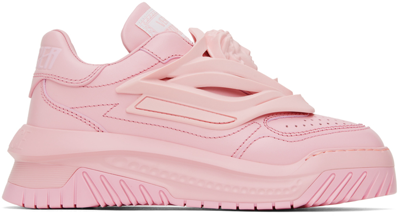 Versace Chain Reaction Chunky-sole Sneakers In Rose