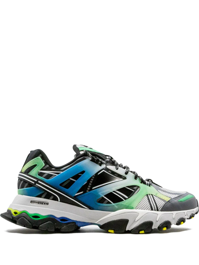 Reebok Dmx Trail Shadow "bottle Green" Sneakers In Black