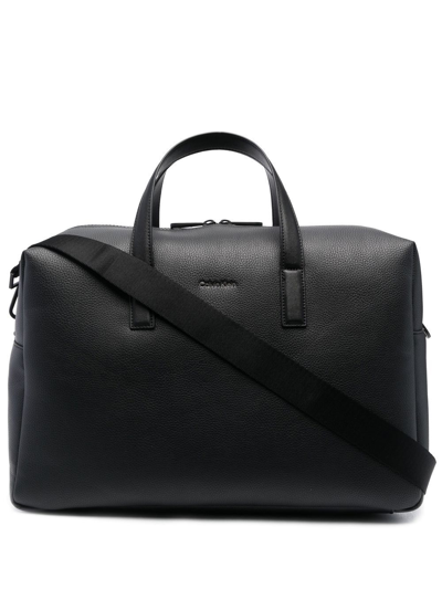 Calvin Klein Must Weekender Holdall Bag In Black