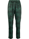 ASPESI GRAPHIC-PRINT CROPPED TROUSERS