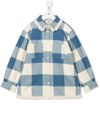 Woolrich Check Cotton-flannel Overshirt In White