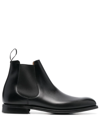 Church's Leicester Semi-gloss Calfskin Boot In Black