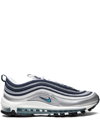 Nike Air Max 97 Og Metallic Silver/chlorine Blue Dq9131-001 Women's In Grey