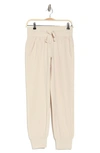 Z By Zella Replay Slim Fleece Joggers In Beige Morn