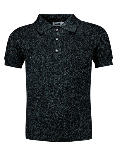 Indee Kids Polo Shirt For Girls In Black