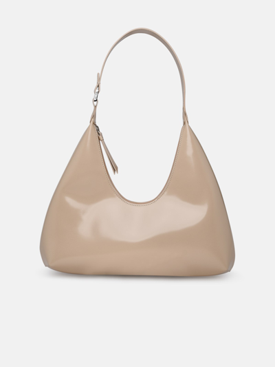 By Far Cream Leather Amber Bag In Beige