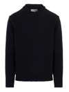 Maison Margiela Ribbed Turtle Neck In Blue