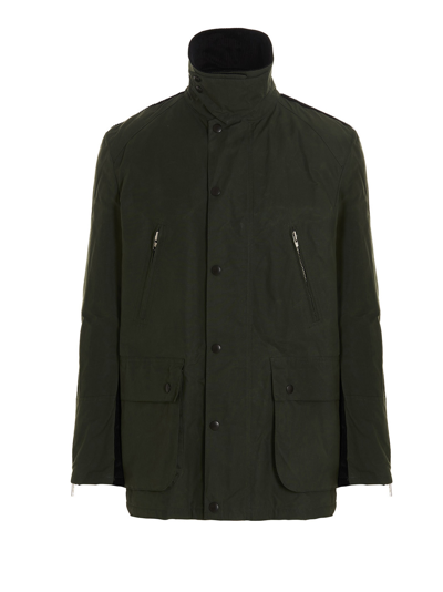 Department Five Middle Barbour Jacket In Green