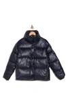 Noize Meadow Puffer Jacket In Navy Eclipse