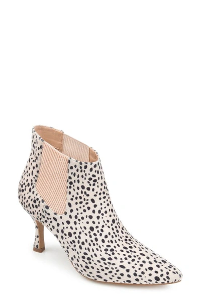 Journee Collection Womens Elitta Kitten Heel Booties In Multi