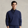 Polo Ralph Lauren Luxury Jersey Shawl-collar Pullover In Spring Navy Heather