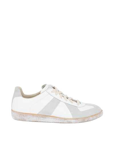 Maison Margiela Paneled Trainers In White