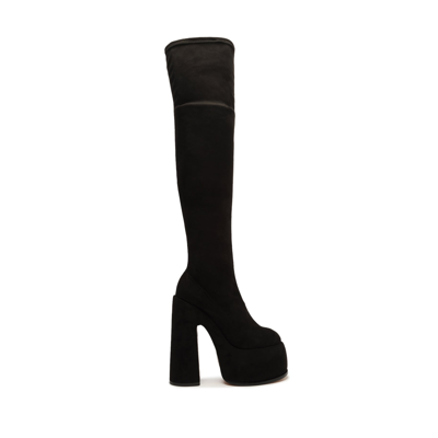 Schutz Denise Over The Knee Boot In Black ModeSens