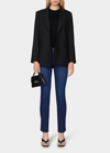Frame Le Mini Bootcut Jeans In Claremore Slit