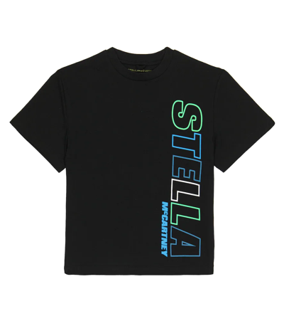 Stella Mccartney Teen Logo-print Oversized T-shirt In Black
