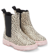 Marc Jacobs Brown Leopard Print Ankle Boots In Stone Chocolate Vbrown