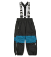 Stella Mccartney Logo Overalls In Nero