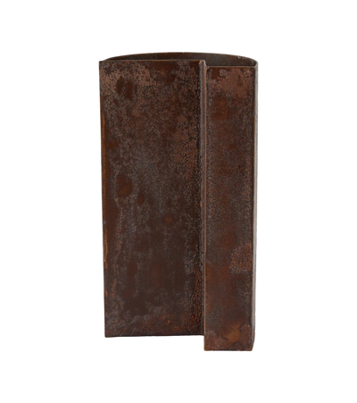 Serax Fck Steel Vase In Brown