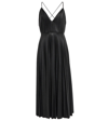 Altuzarra Women's Maggiore Faux Leather Pleated Midi Dress In Black