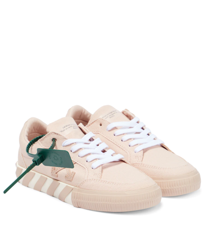 Off-white Low Vulcanized Sneakers In Pink