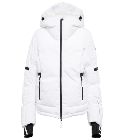 Jet Set Julia Padded Ski Jacket In White