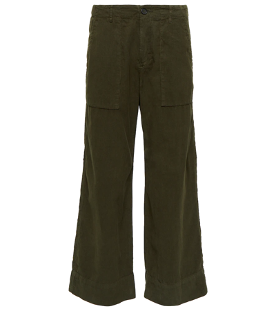 Velvet Vera Corduroy Trousers In Aloe