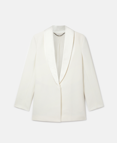 Stella Mccartney Tailored Twill Dinner Jacket In Powder