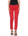 Dondup Denim Cropped In Red