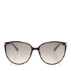 JIMMY CHOO POSIE Black Framed Sunglasses with Glitter