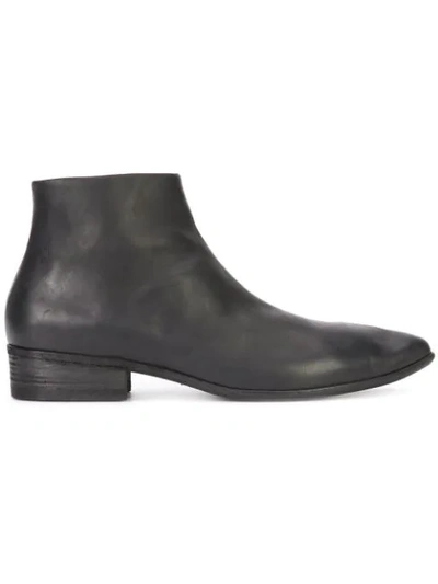 Marsèll Ankle Zip Boots In Black