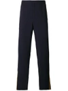 ALEXANDER MCQUEEN ALEXANDER MCQUEEN STRAIGHT-LEG TROUSERS - BLUE,449563QIR3811845326