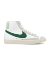 Nike Blazer Mid '77 Vintage Sneakers In White And Green In Summit White/ George Green