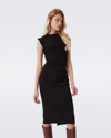 Diane Von Furstenberg Darrius Midi Dress In Black
