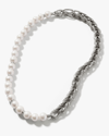 JOHN HARDY WOMEN'S STERLING SILVER & CULTURED PEARL CHAIN LINK NECKLACE
