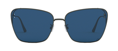 Dior Miss B2u (h4b0) Cd 40095 U 08v Cat Eye Sunglasses In Blue