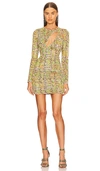 Dundas X Revolve Natasha Mini Dress In Multi Snake Print
