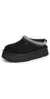 Ugg Tasman Stitch-detail Slippers In Black