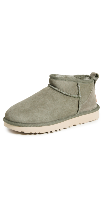 Ugg Classic Ultra Mini Boots In Burnt Olive